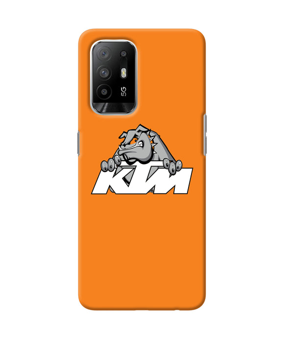 KTM dog logo Oppo F19 Pro+ Back Cover