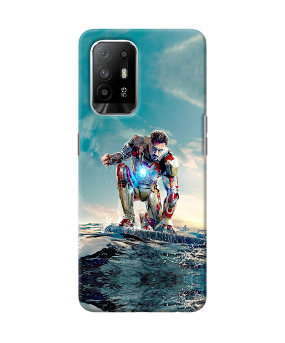 Ironman sea side Oppo F19 Pro+ Back Cover