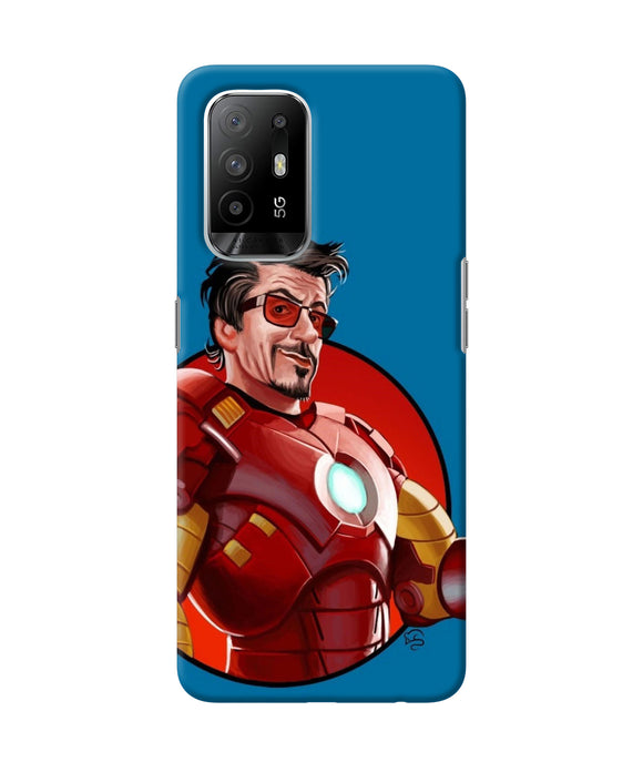 Ironman animate Oppo F19 Pro+ Back Cover
