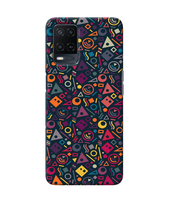 Geometric Abstract Oppo A54 Back Cover