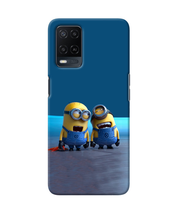 Minion Laughing Oppo A54 Back Cover