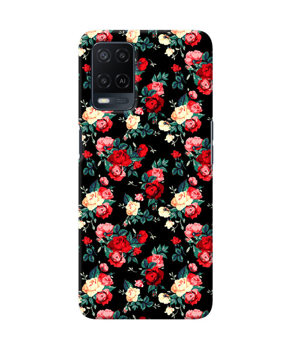 Rose Pattern Oppo A54 Back Cover
