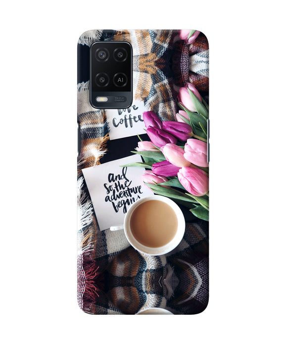 Love Coffee Quotes Oppo A54 Back Cover