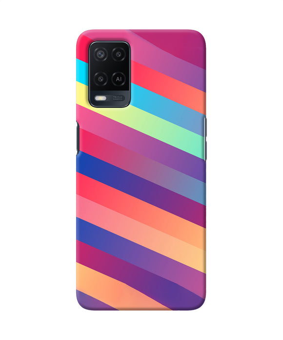 Stripes color Oppo A54 Back Cover