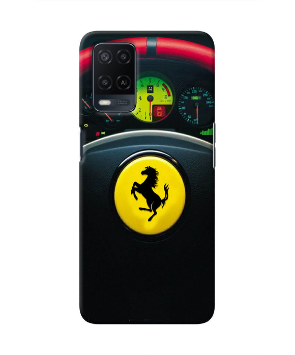 Ferrari Steeriing Wheel Oppo A54 Real 4D Back Cover