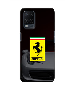 White Ferrari Oppo A54 Real 4D Back Cover