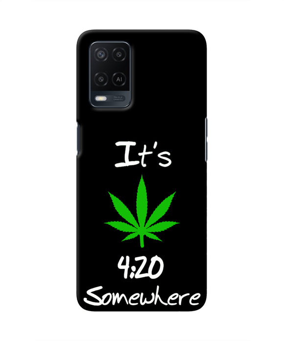 Weed Quote Oppo A54 Real 4D Back Cover