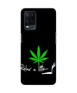 Weed Relax Quote Oppo A54 Real 4D Back Cover