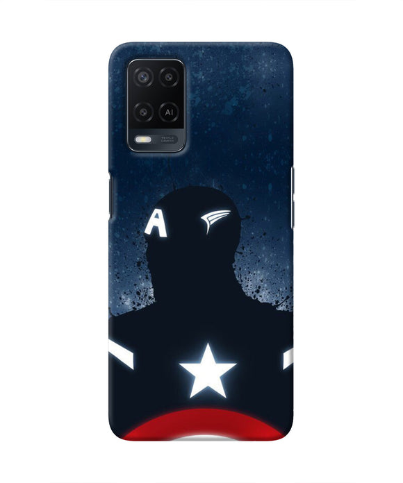 Captain america Shield Oppo A54 Real 4D Back Cover