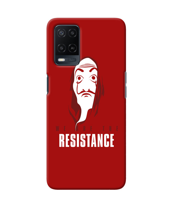 Money Heist Resistance Quote Oppo A54 Back Cover