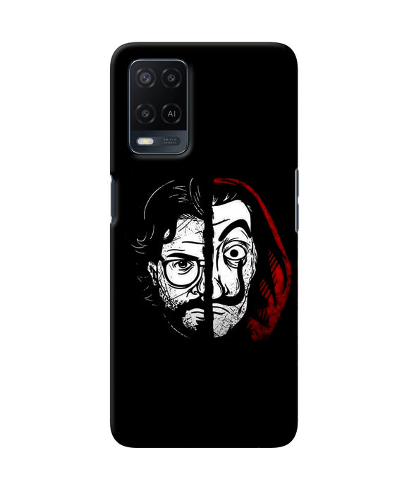 Money Heist Professor Mask Sketch Oppo A54 Back Cover