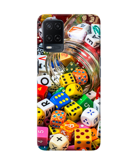 Colorful Dice Oppo A54 Back Cover