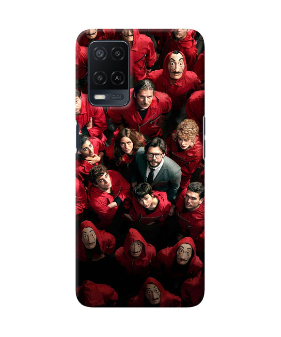 Money Heist Professor with Hostages Oppo A54 Back Cover