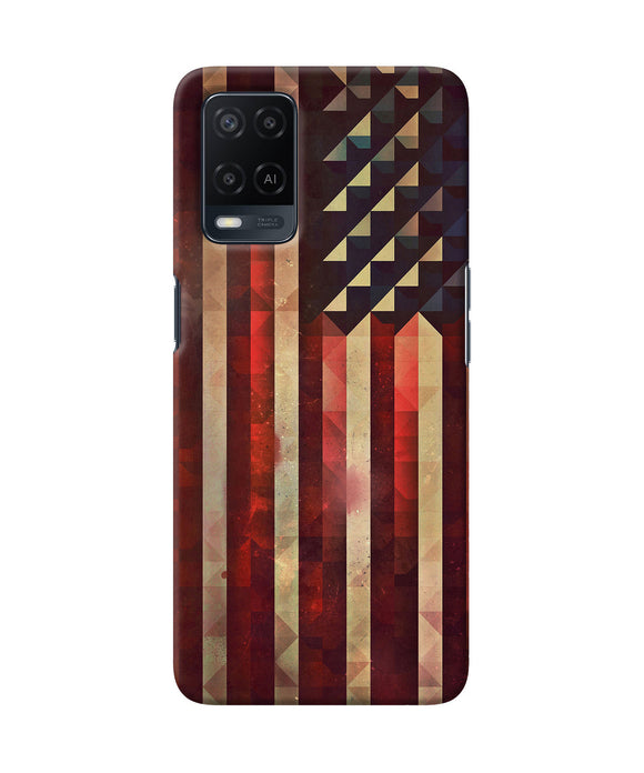 Vintage US flag Oppo A54 Back Cover