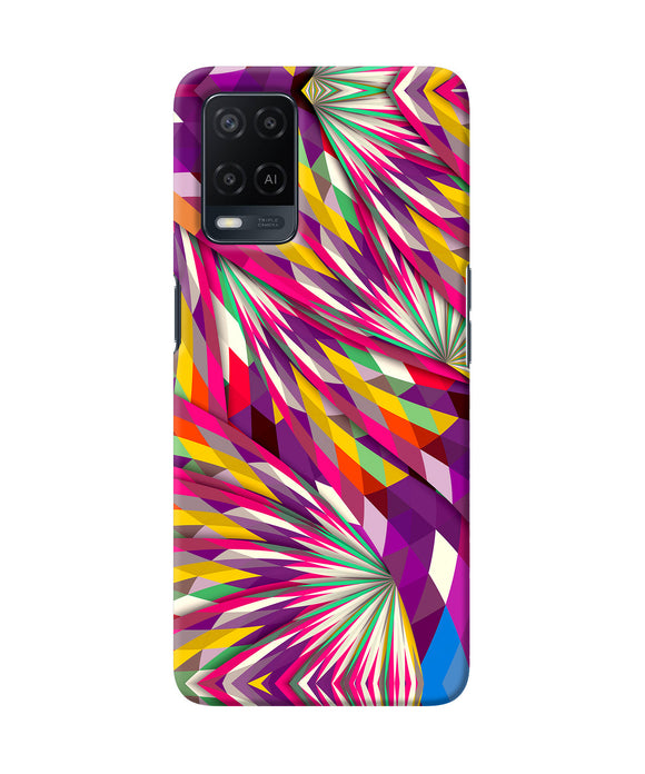 Abstract colorful print Oppo A54 Back Cover