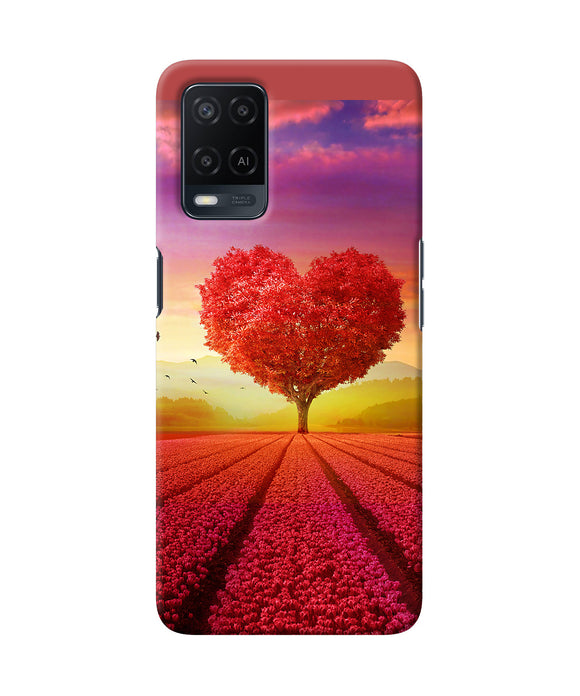 Natural heart tree Oppo A54 Back Cover