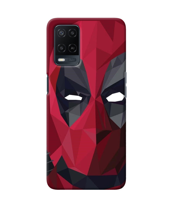 Abstract deadpool mask Oppo A54 Back Cover