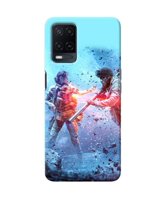 Pubg water fight Oppo A54 Back Cover