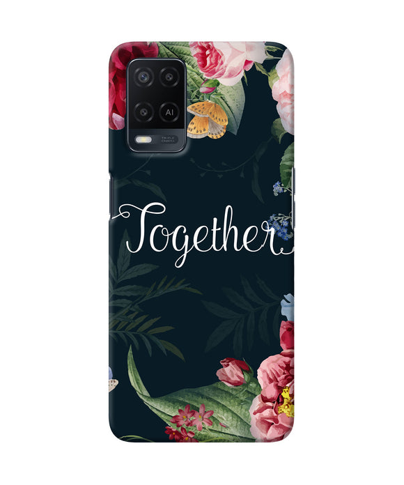 Together flower Oppo A54 Back Cover