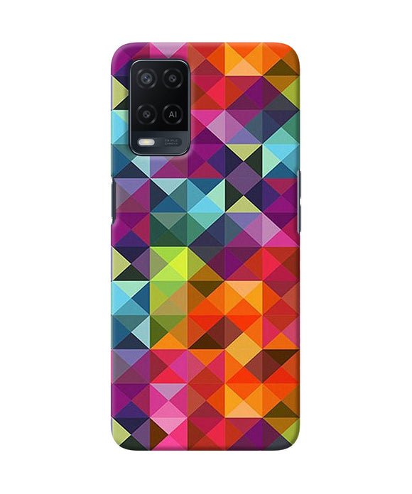 Abstract triangle pattern Oppo A54 Back Cover