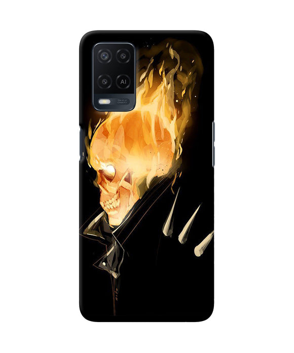 Burning ghost rider Oppo A54 Back Cover