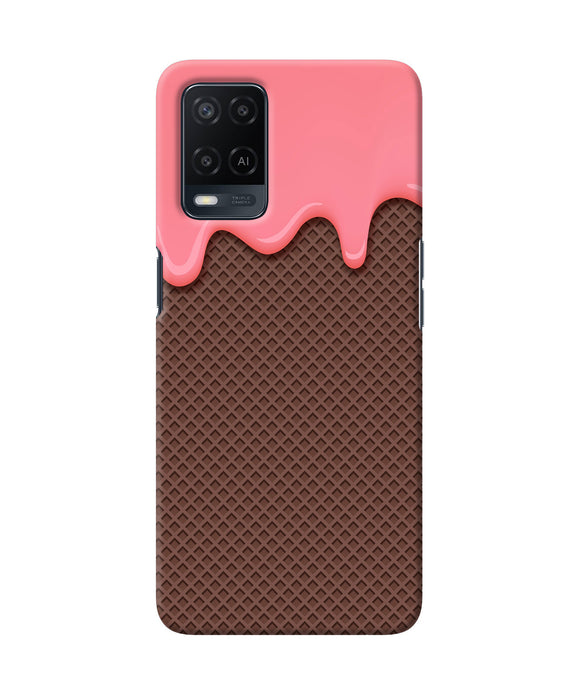 Waffle cream biscuit Oppo A54 Back Cover