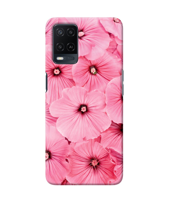 Pink flowers Oppo A54 Back Cover