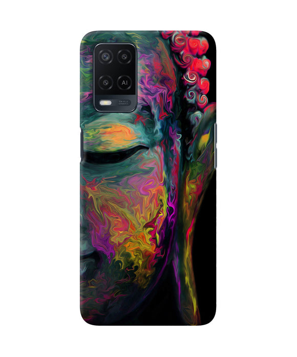 Buddha face painting Oppo A54 Back Cover