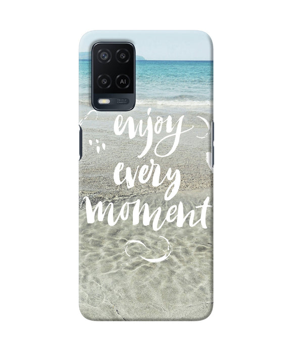 Enjoy every moment sea Oppo A54 Back Cover