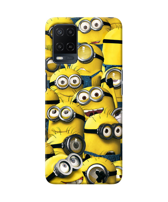 Minions crowd Oppo A54 Back Cover