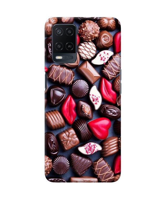 Valentine special chocolates Oppo A54 Back Cover