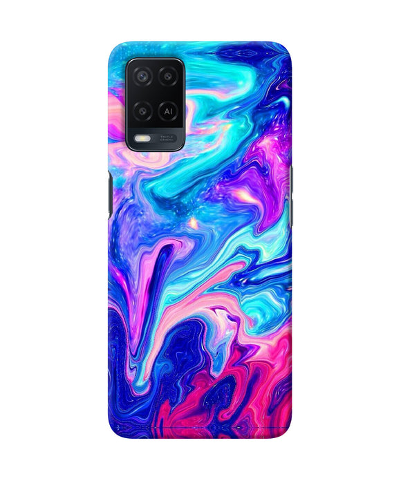 Abstract colorful water Oppo A54 Back Cover