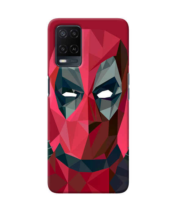 Abstract deadpool full mask Oppo A54 Back Cover