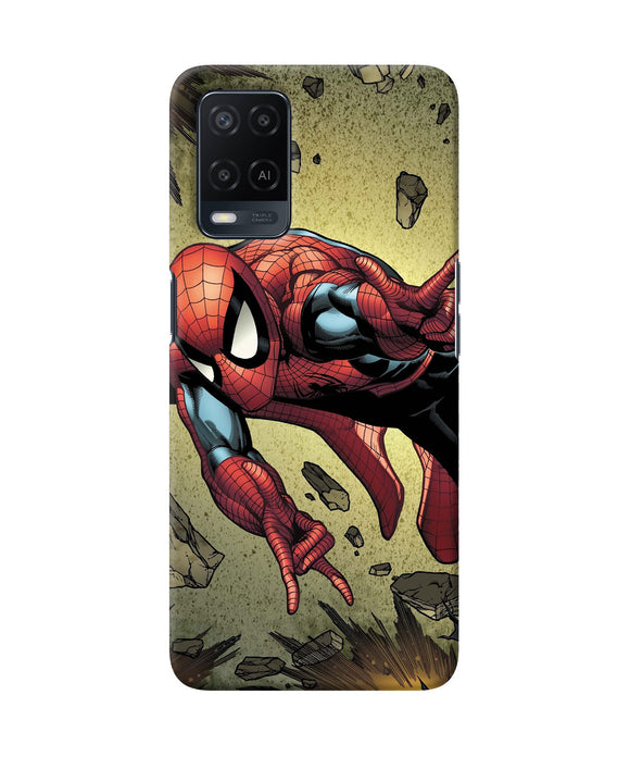 Spiderman on sky Oppo A54 Back Cover