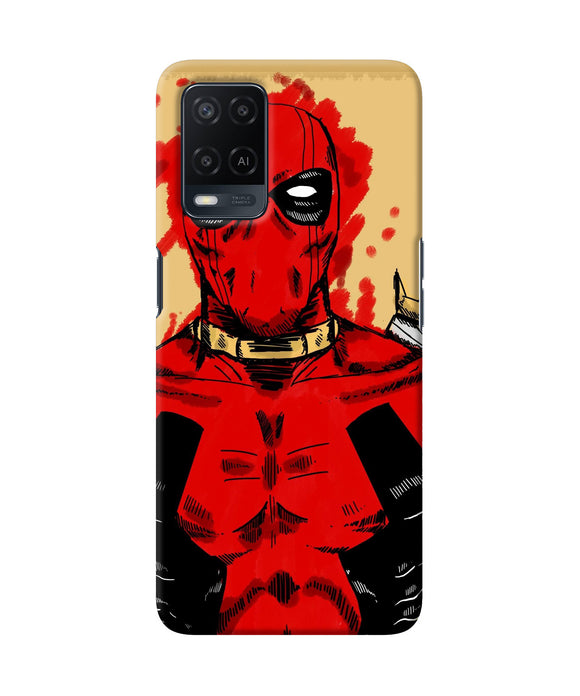 Blooded deadpool Oppo A54 Back Cover