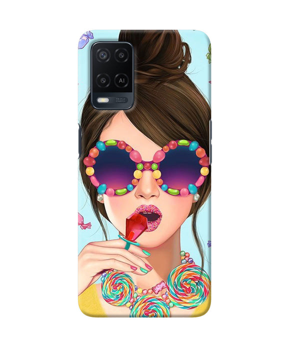Fashion girl Oppo A54 Back Cover