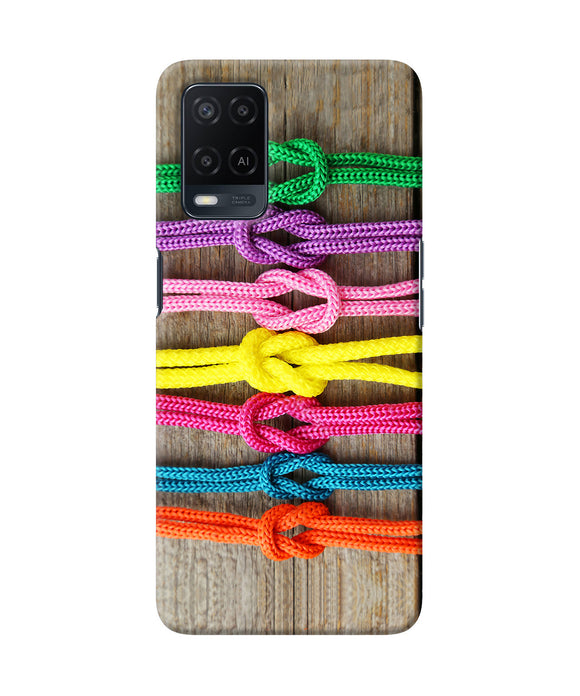 Colorful shoelace Oppo A54 Back Cover
