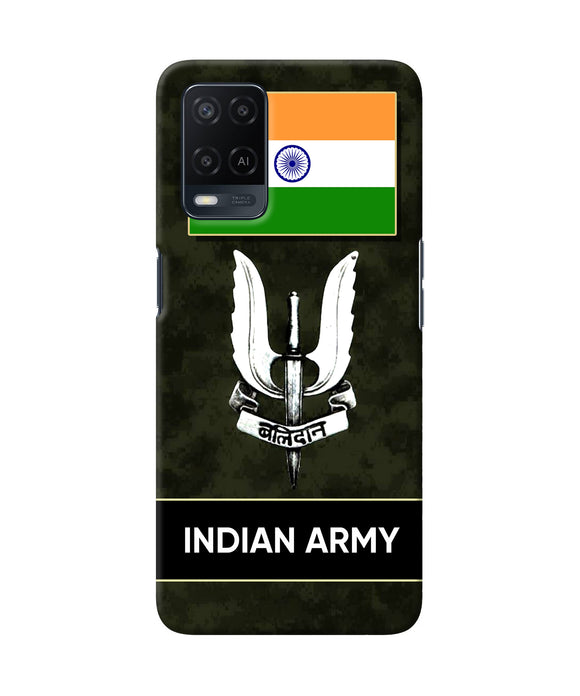 Indian flag balidan logo Oppo A54 Back Cover