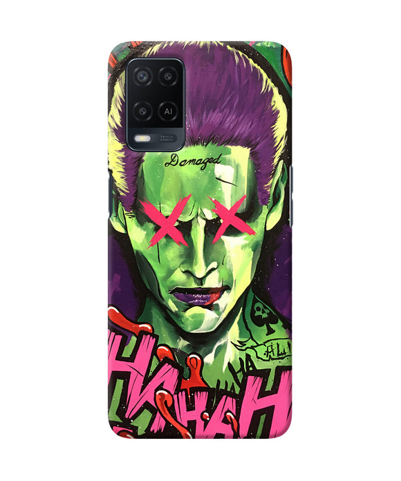 Damaged joker anim Oppo A54 Back Cover