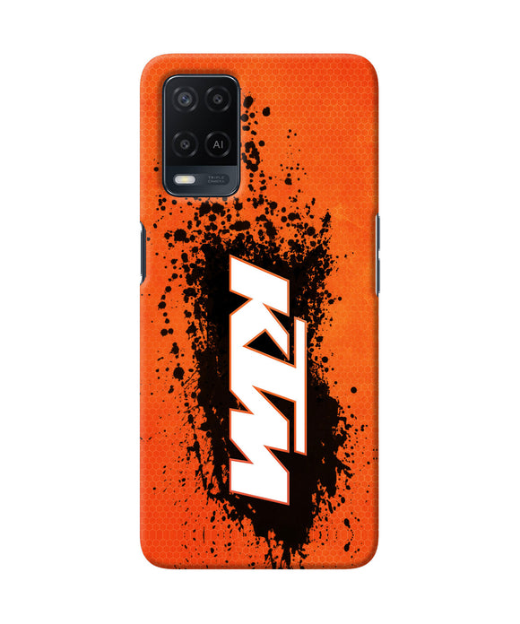 KTM black spray Oppo A54 Back Cover