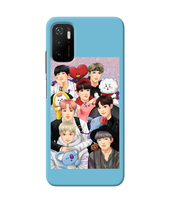 BTS with animals Poco M3 Pro 5G Back Cover
