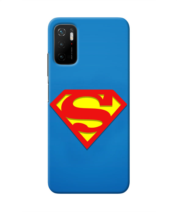 Superman Blue Poco M3 Pro 5G Real 4D Back Cover