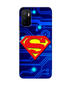Superman Abstract Poco M3 Pro 5G Real 4D Back Cover