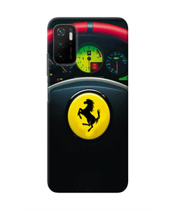 Ferrari Steeriing Wheel Poco M3 Pro 5G Real 4D Back Cover