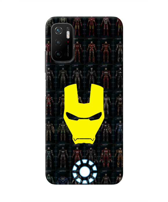 Iron Man Suit Poco M3 Pro 5G Real 4D Back Cover