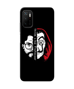 Money Heist Think Like Professor Poco M3 Pro 5G Back Cover