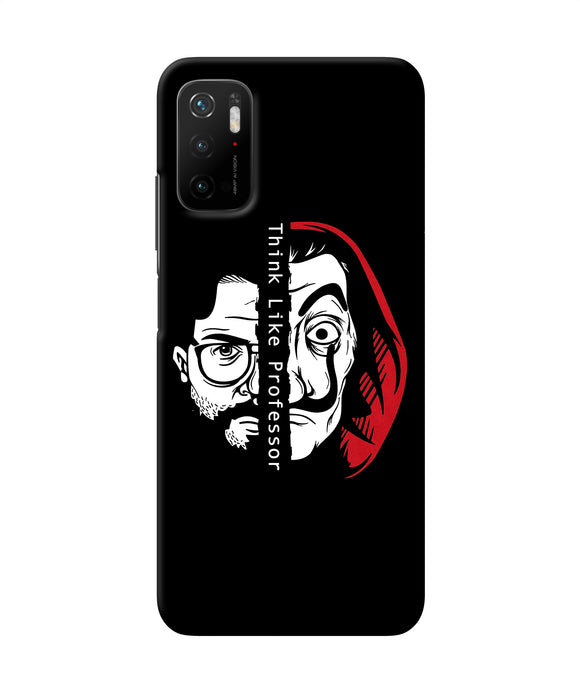 Money Heist Think Like Professor Poco M3 Pro 5G Back Cover