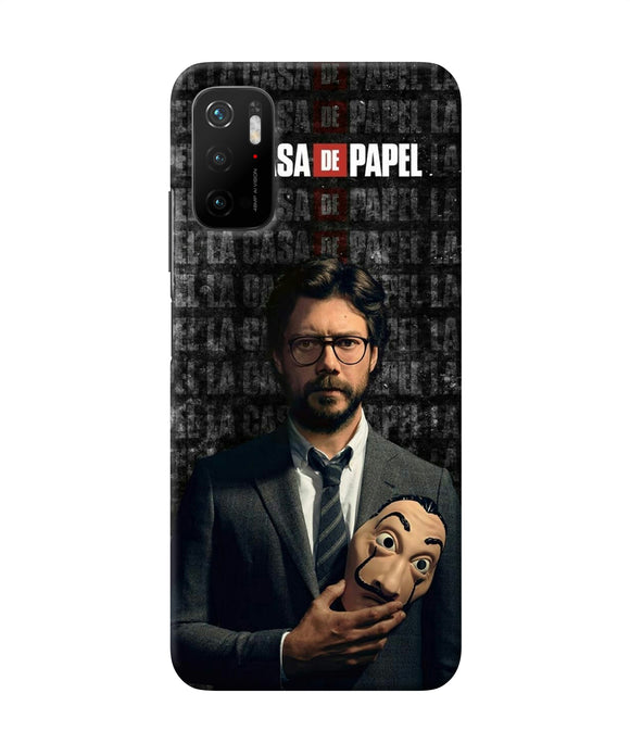 Money Heist Professor with Mask Poco M3 Pro 5G Back Cover