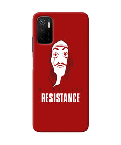 Money Heist Resistance Quote Poco M3 Pro 5G Back Cover