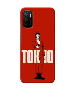 Money Heist Tokyo With Gun Poco M3 Pro 5G Back Cover